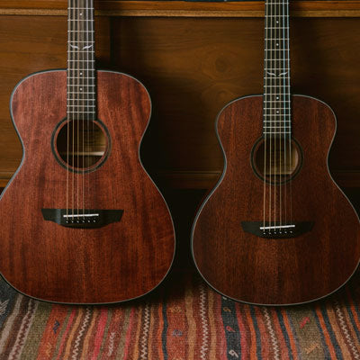 Oliver mahogany and oliver jr. mahogany guitars